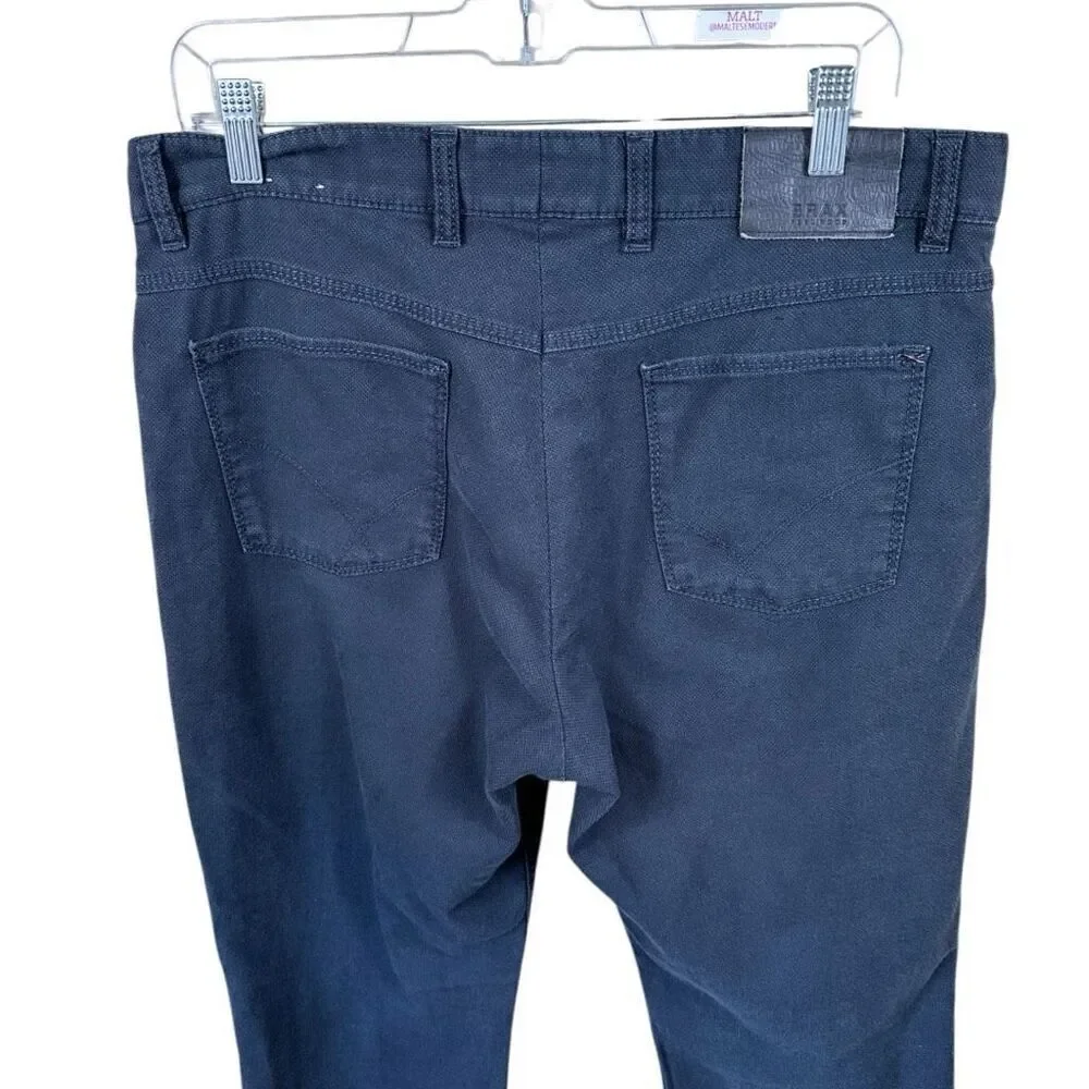 Brax Feel Good Cooper Fancy Blue Regular Fit Men’s 34x32